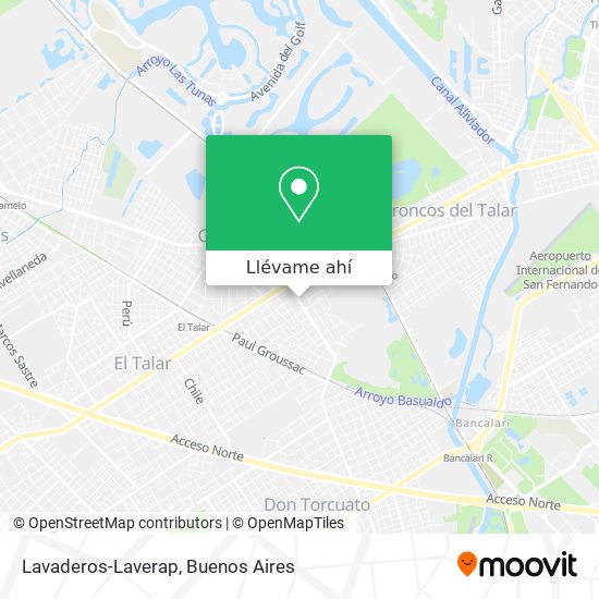 Mapa de Lavaderos-Laverap