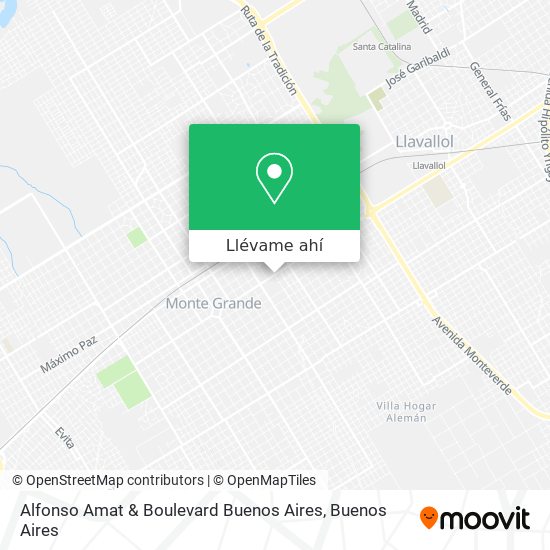 Mapa de Alfonso Amat & Boulevard Buenos Aires