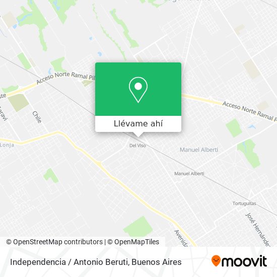 Mapa de Independencia / Antonio Beruti