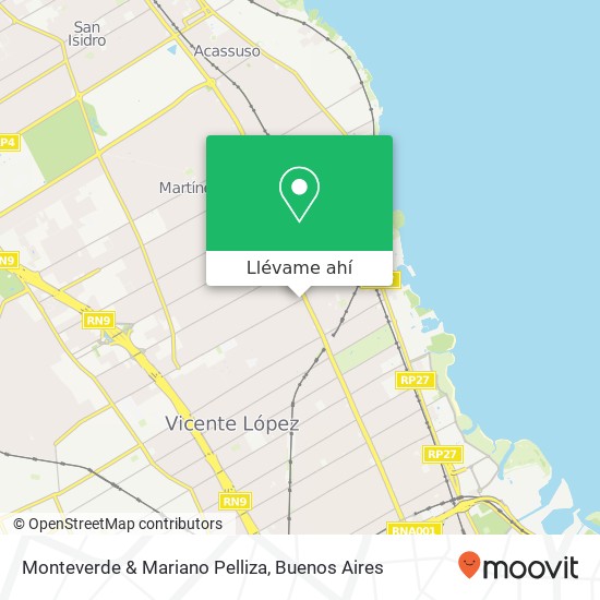 Mapa de Monteverde & Mariano Pelliza
