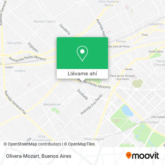 Mapa de Olivera-Mozart