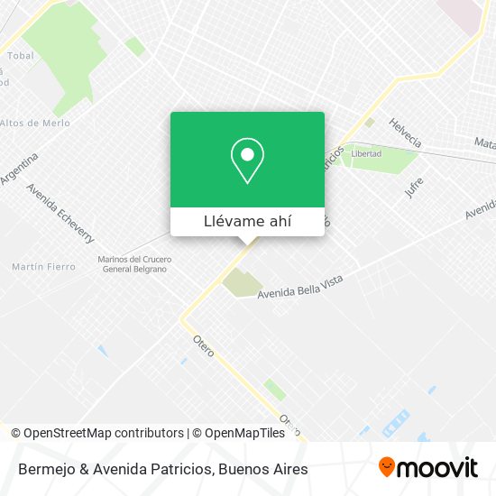 Mapa de Bermejo & Avenida Patricios