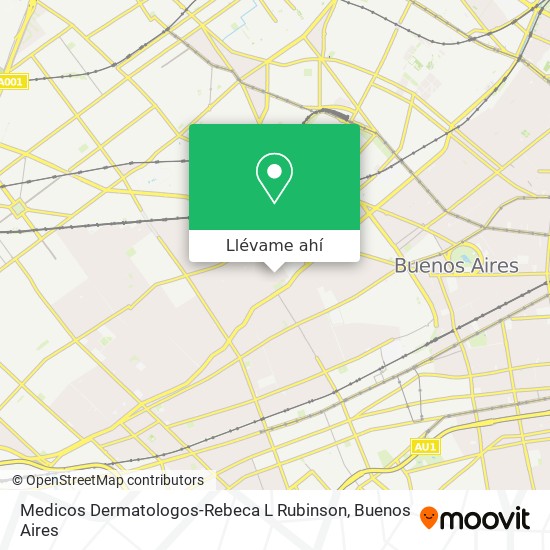 Mapa de Medicos Dermatologos-Rebeca L Rubinson