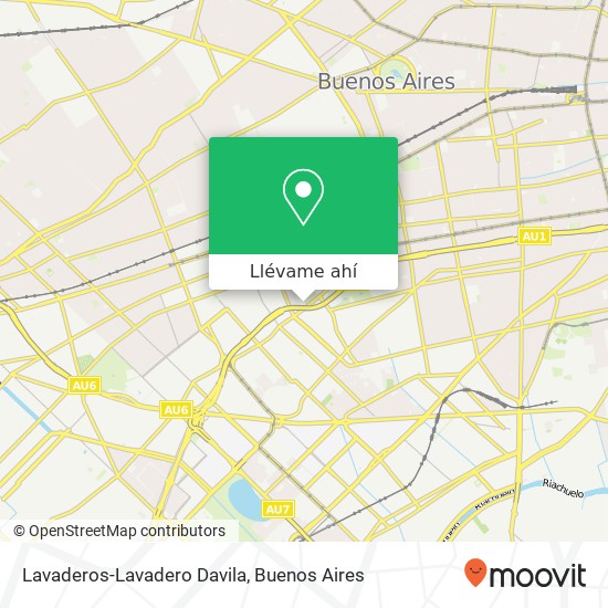 Mapa de Lavaderos-Lavadero Davila