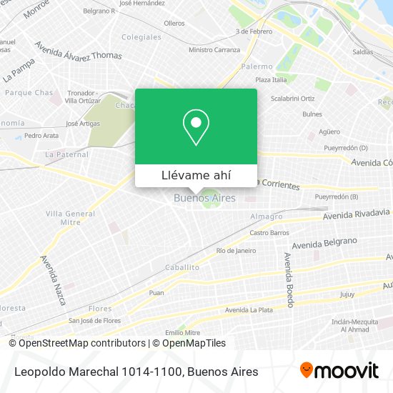Mapa de Leopoldo Marechal 1014-1100