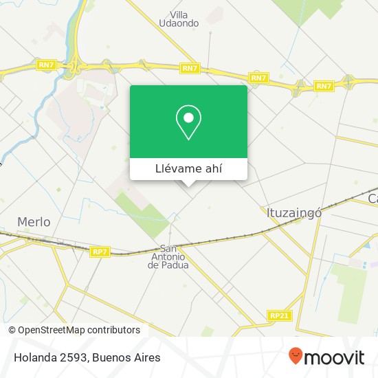 Mapa de Holanda 2593