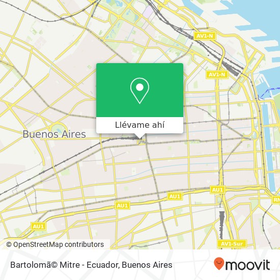 Mapa de Bartolomã© Mitre - Ecuador