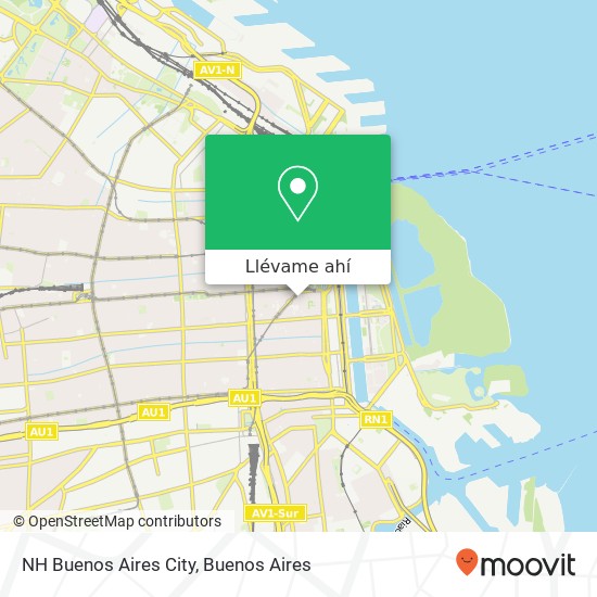 Mapa de NH Buenos Aires City