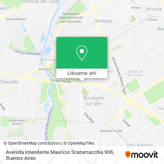 Mapa de Avenida Intendente Mauricio Scatamacchia 906