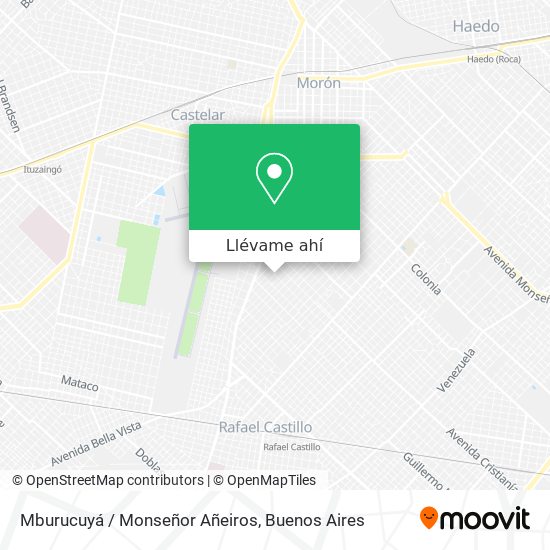 Mapa de Mburucuyá / Monseñor Añeiros