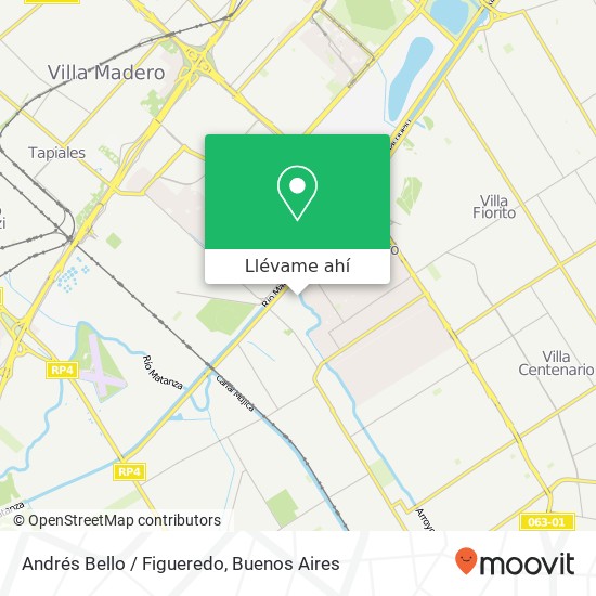 Mapa de Andrés Bello / Figueredo