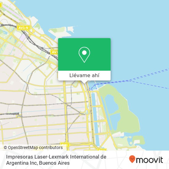 Mapa de Impresoras Laser-Lexmark International de Argentina Inc