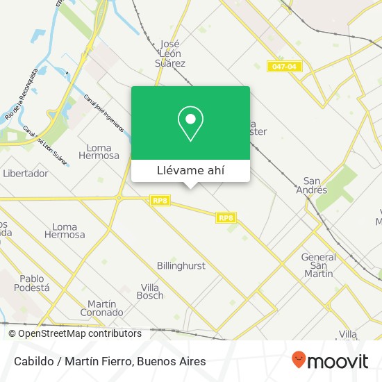 Mapa de Cabildo / Martín Fierro