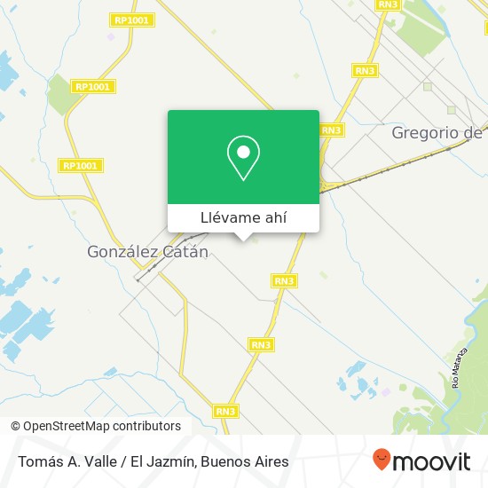 Mapa de Tomás A. Valle / El Jazmín