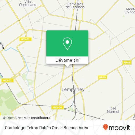 Mapa de Cardiologo-Telmo Rubén Omar