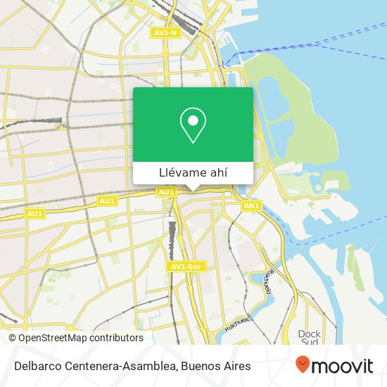 Mapa de Delbarco Centenera-Asamblea