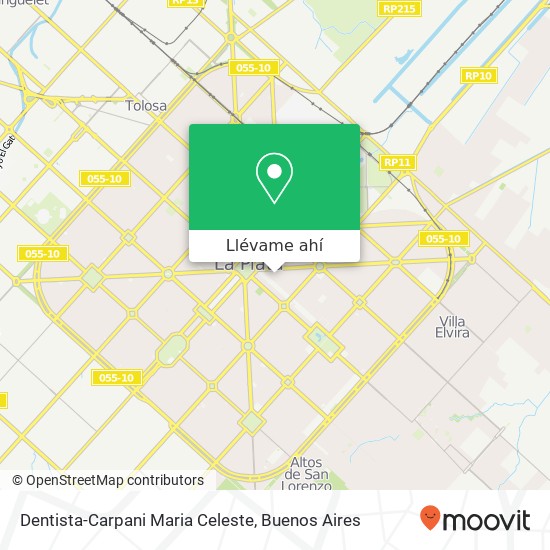 Mapa de Dentista-Carpani Maria Celeste