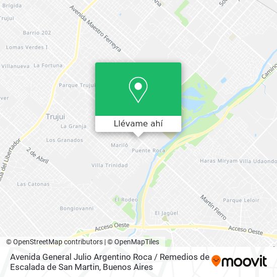 Mapa de Avenida General Julio Argentino Roca / Remedios de Escalada de San Martin