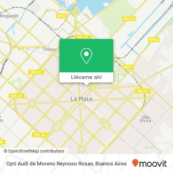 Mapa de Opti Audi de Moreno Reynoso Rosas