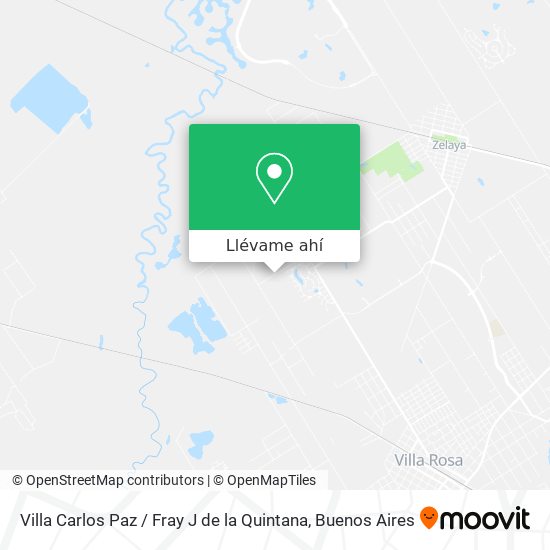 Mapa de Villa Carlos Paz / Fray J de la Quintana