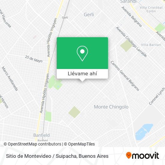 Mapa de Sitio de Montevideo / Suipacha