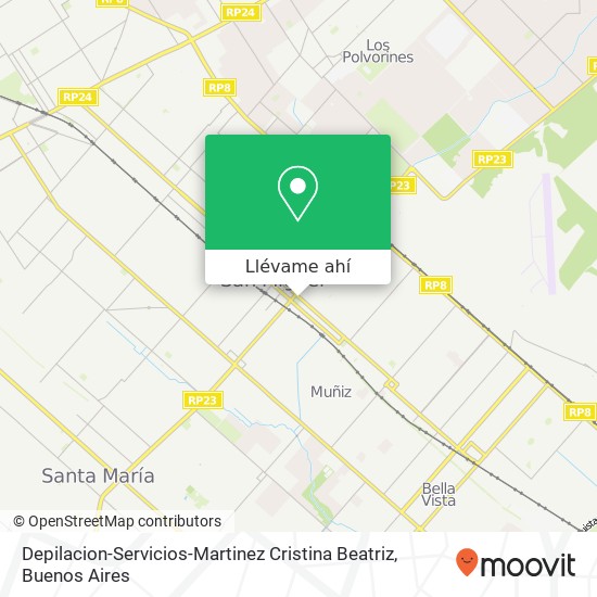 Mapa de Depilacion-Servicios-Martinez Cristina Beatriz