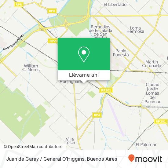 Mapa de Juan de Garay / General O'Higgins