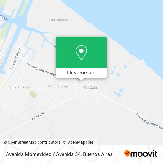 Mapa de Avenida Montevideo / Avenida 34