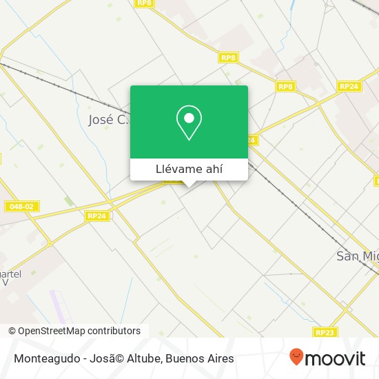 Mapa de Monteagudo - Josã© Altube