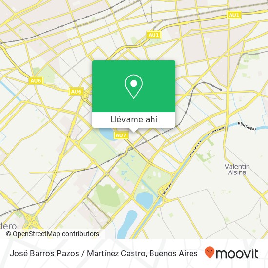 Mapa de José Barros Pazos / Martínez Castro