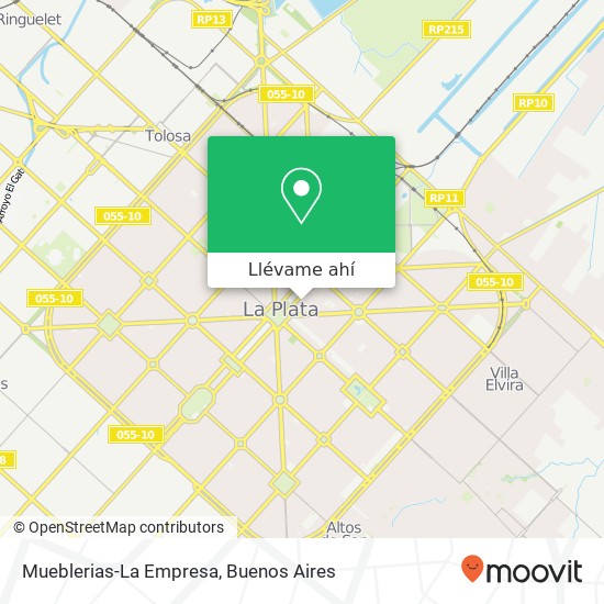Mapa de Mueblerias-La Empresa