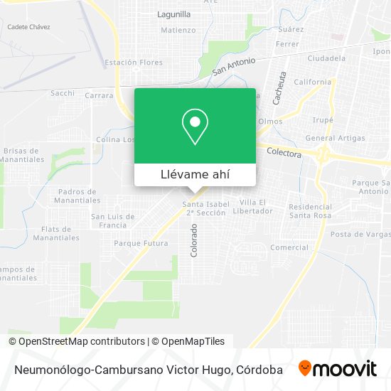 Mapa de Neumonólogo-Cambursano Victor Hugo