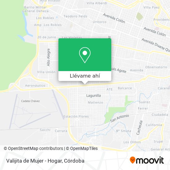 Mapa de Valijita de Mujer - Hogar