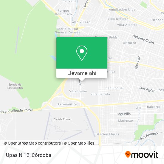 Mapa de Upas N 12