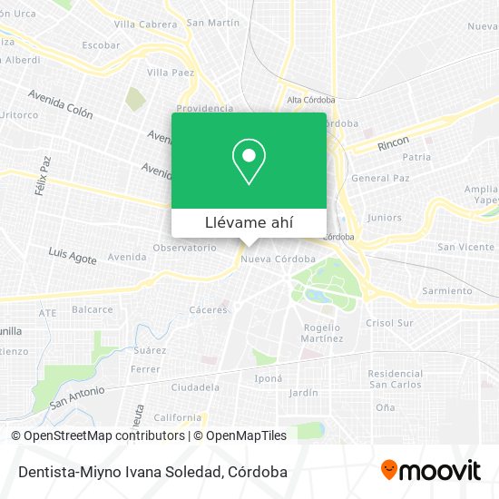 Mapa de Dentista-Miyno Ivana Soledad