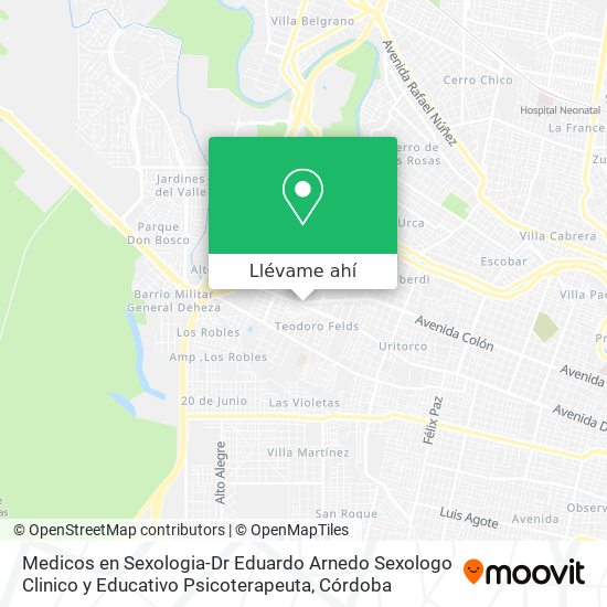 Mapa de Medicos en Sexologia-Dr Eduardo Arnedo Sexologo Clinico y Educativo Psicoterapeuta