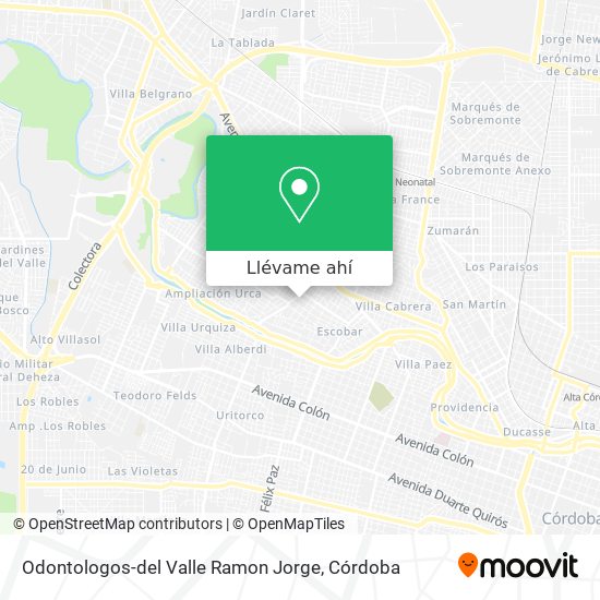 Mapa de Odontologos-del Valle Ramon Jorge