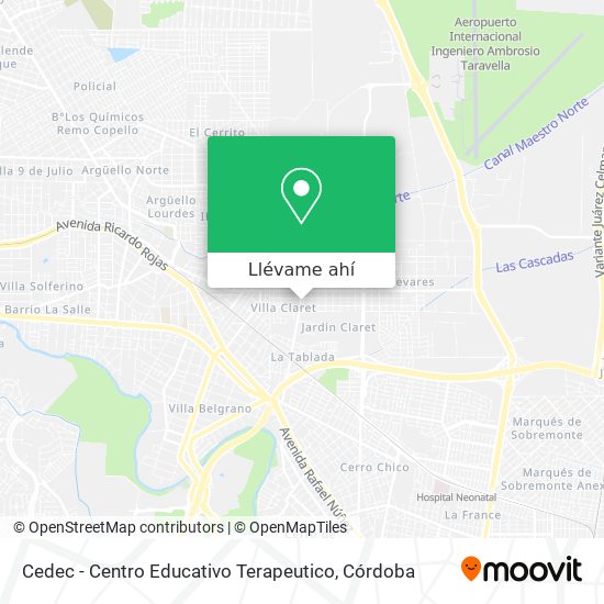 Mapa de Cedec - Centro Educativo Terapeutico