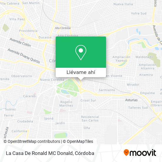 Mapa de La Casa De Ronald MC Donald
