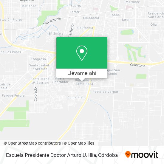 Mapa de Escuela Presidente Doctor Arturo U. Illia