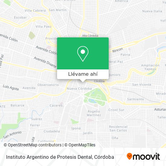 Mapa de Instituto Argentino de Protesis Dental