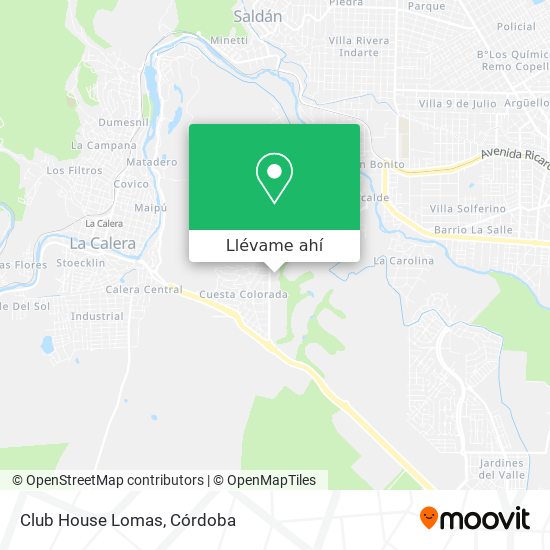 Mapa de Club House Lomas