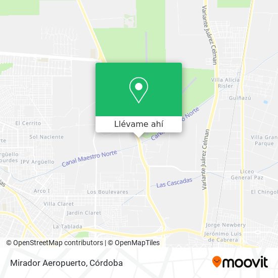 Mapa de Mirador Aeropuerto