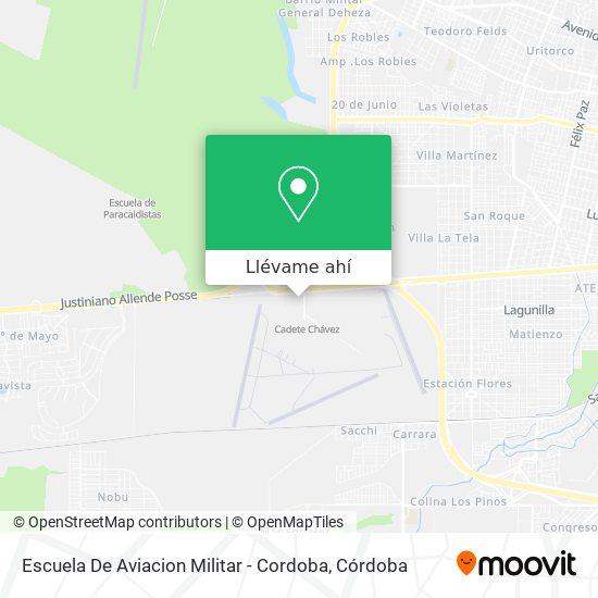 Mapa de Escuela De Aviacion Militar - Cordoba