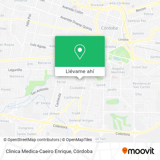 Mapa de Clinica Medica-Caeiro Enrique