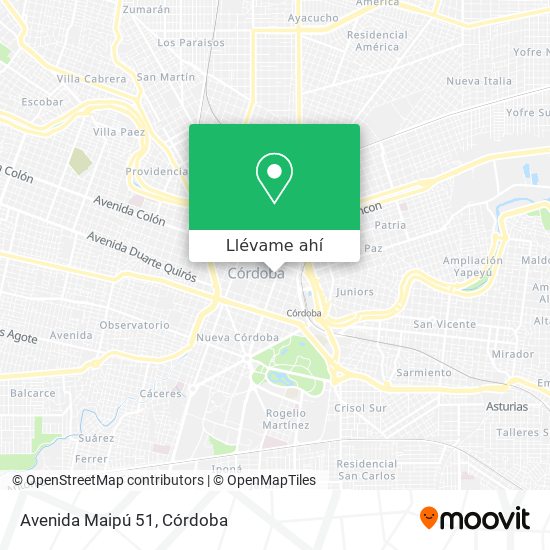 Mapa de Avenida Maipú 51