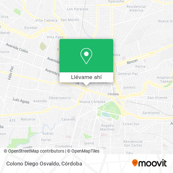 Mapa de Colono Diego Osvaldo