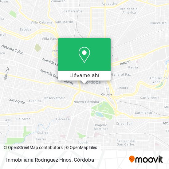 Mapa de Inmobiliaria Rodriguez Hnos