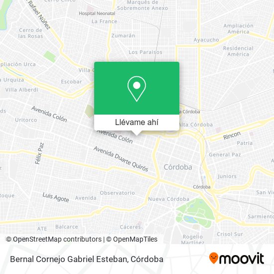Mapa de Bernal Cornejo Gabriel Esteban