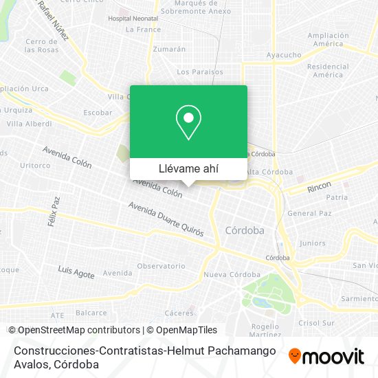 Mapa de Construcciones-Contratistas-Helmut Pachamango Avalos